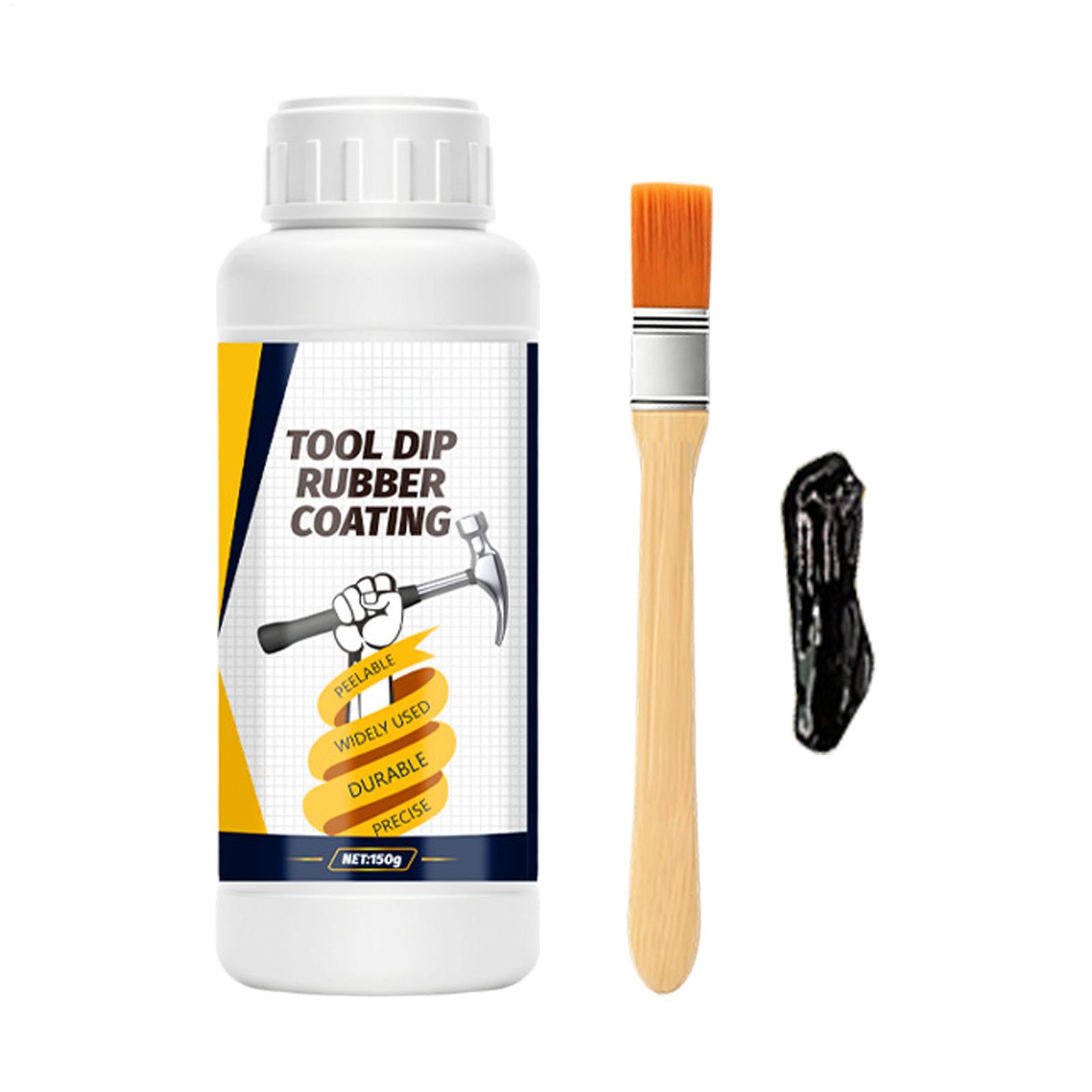 Woodworking Utensil Holder - ツールハンドルディップコーティング 150g 滑り止め防水断熱 ブラシツール付き ラバーペイント 金属製キッチン用品ホルダー用