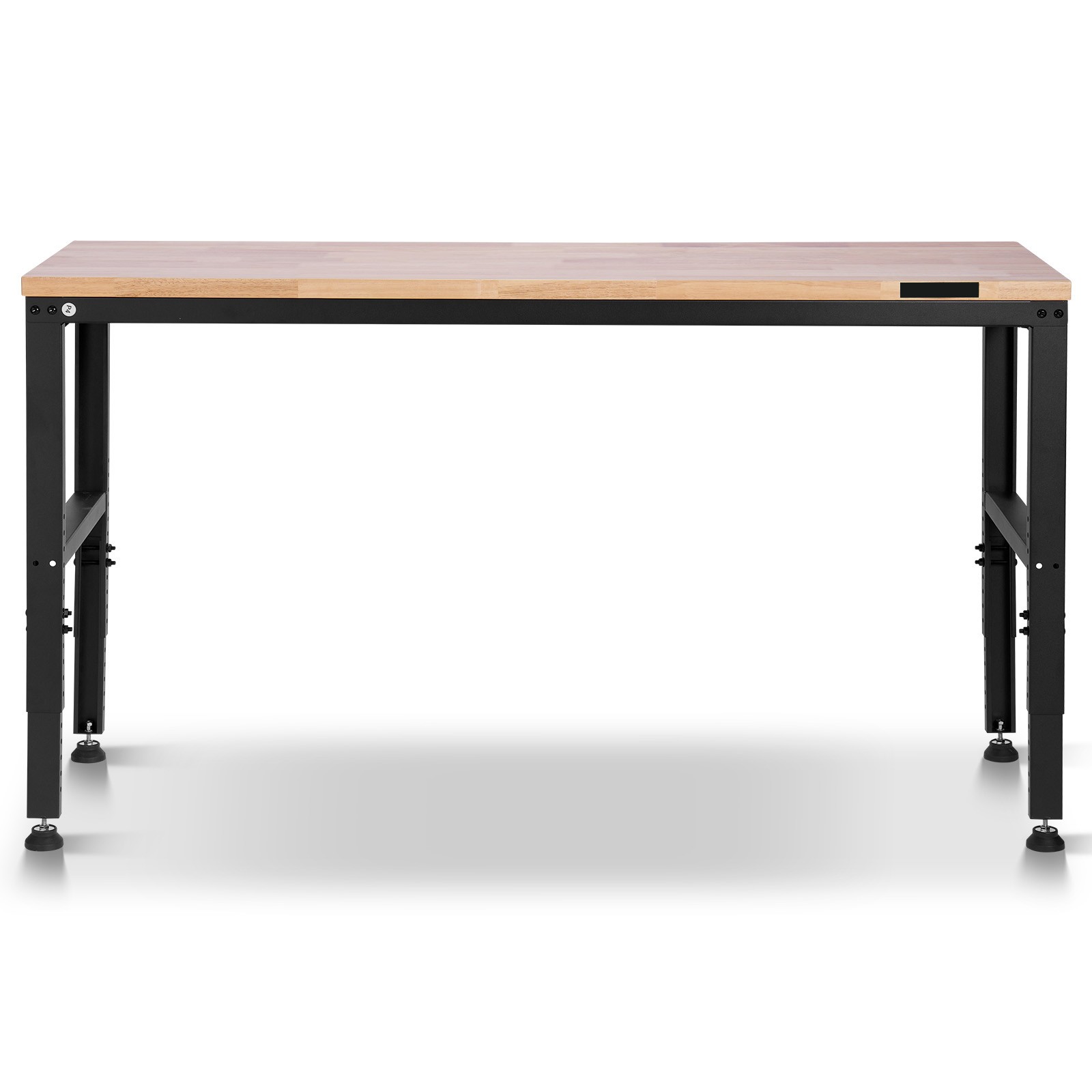 Woodworking Work Table - 高さ調節可能なワークベンチ 61インチ×20インチ 電源コンセント付き作業台