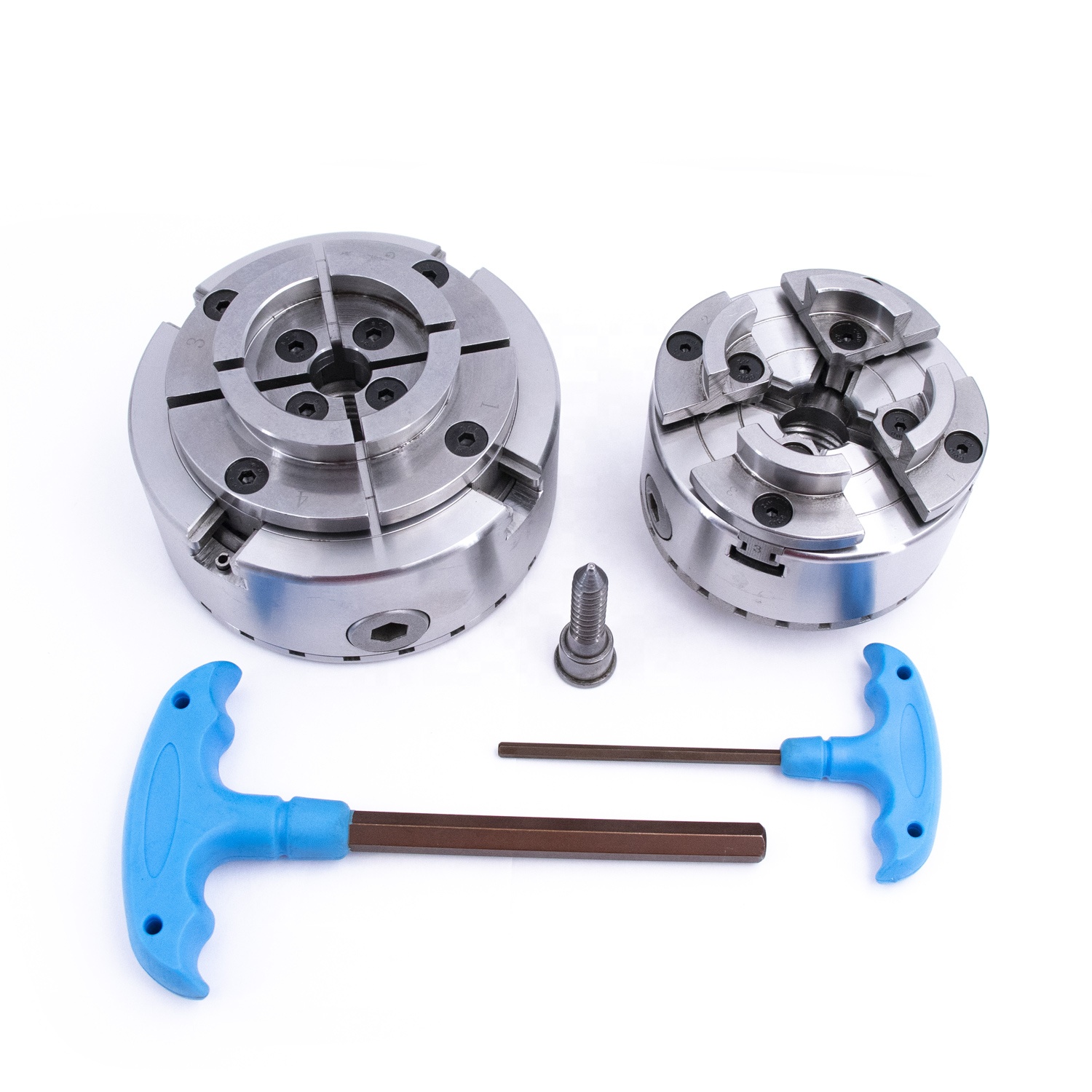 Woodworking Machinery - 1インチ-8インチ M33ネジ付き木工旋盤チャック 4ジョーチャック KP96 KP70 セルフセンタリングチャック