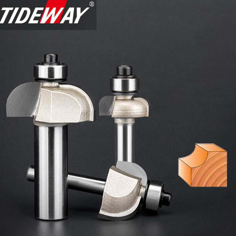 Woodworking Quotes - Tideway-炭化タングステンカーバイドルーター,プロ品質,フライスカッター,木工ツール,丸型,ビットベアリング