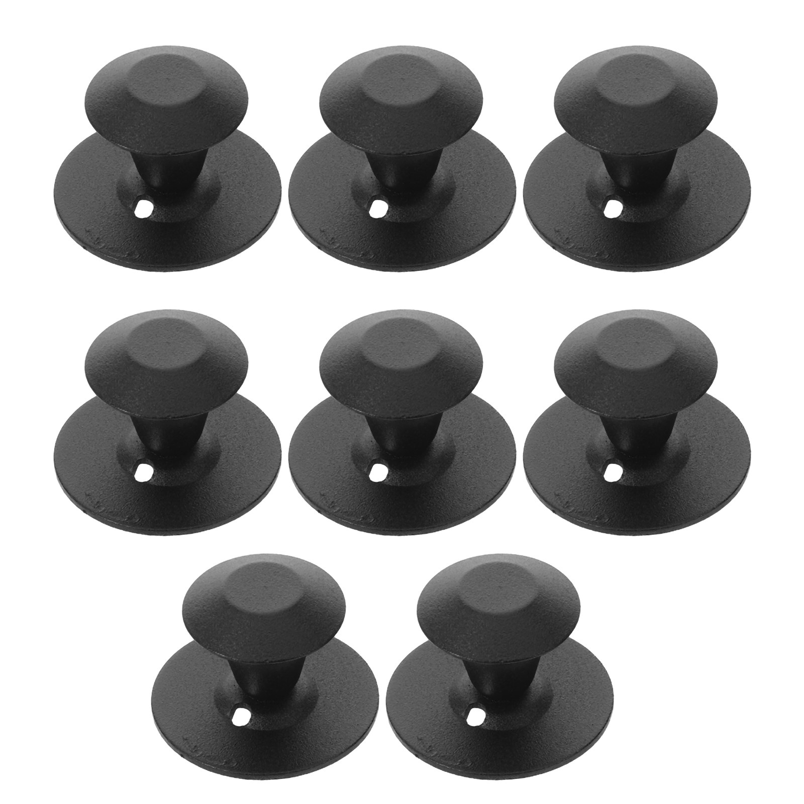 8個入り丸型粘着式キャビネットノブ、穴あけ不要、フレンチドア - Woodworking For Dummies のレビューと価格
