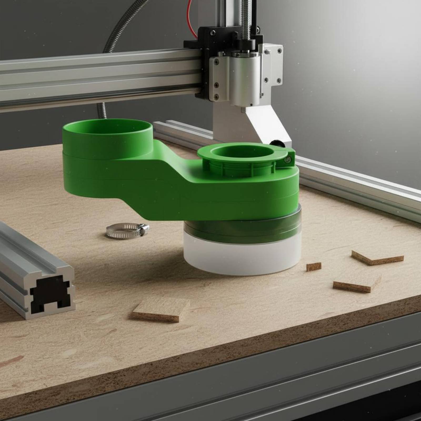 スピンドルダストカバー クリーンカッティング CNCダストフ - Woodworking Workshop のレビューと価格