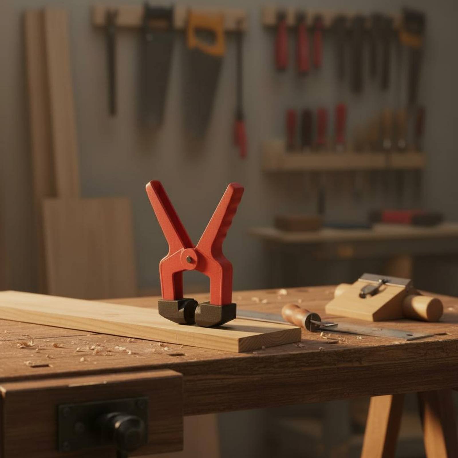 三角クランプ クランプ 赤色プラスチックコイルクランプ ハン - Woodworking Workshop のレビューと価格