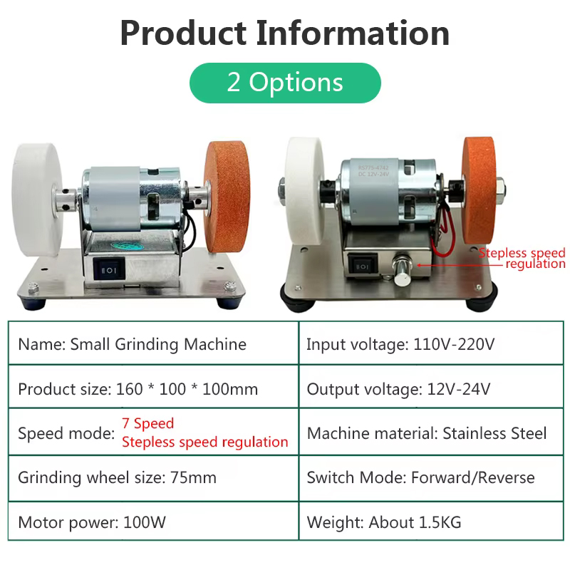 家庭用電動研磨機,ミニ粗研磨機,細粒度,100W, 110v - Woodworking Work Table のレビューと価格