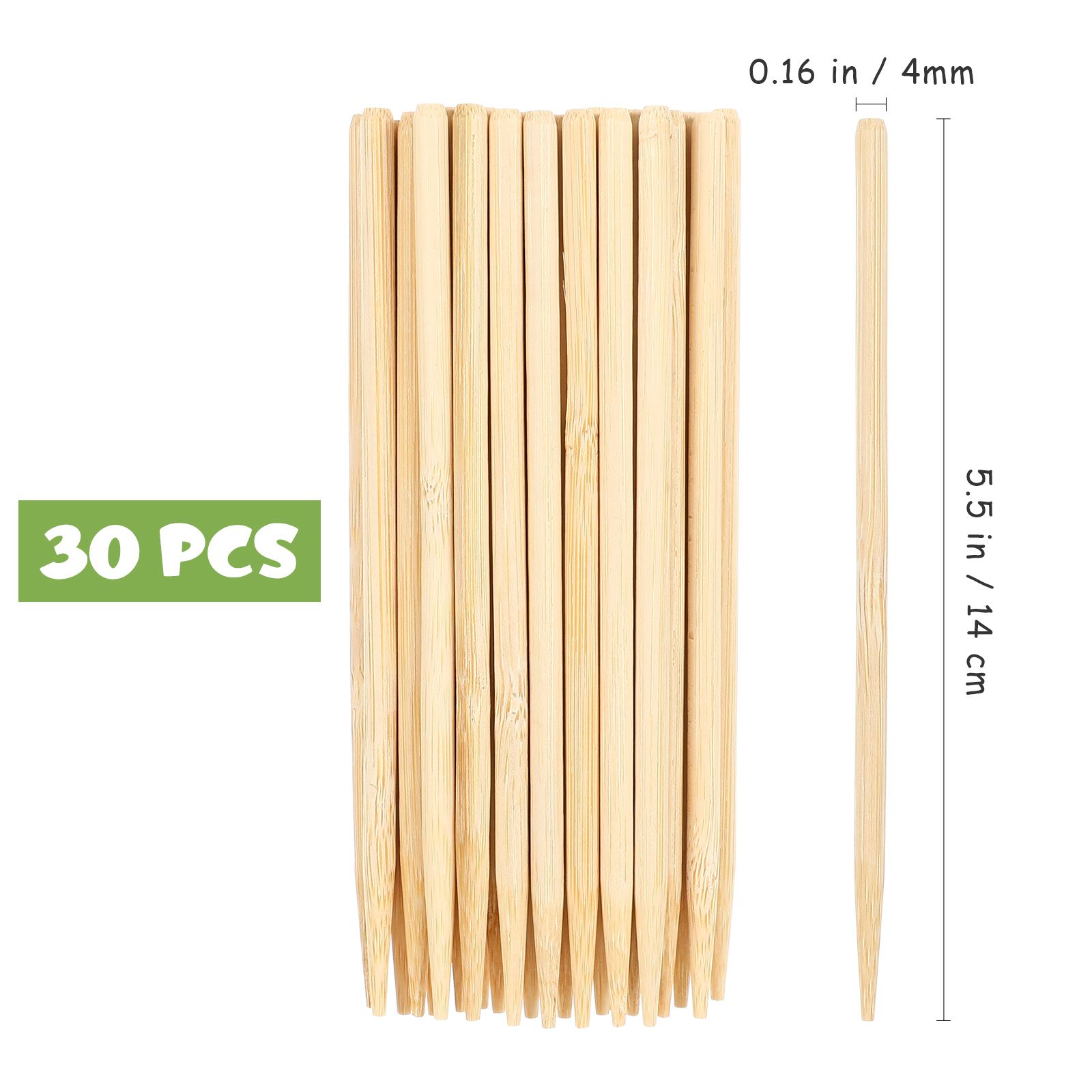 30 個木製スクラッチペイント竹ペンワックススティック髪小枝 - Woodworking Kids Toys のレビューと価格