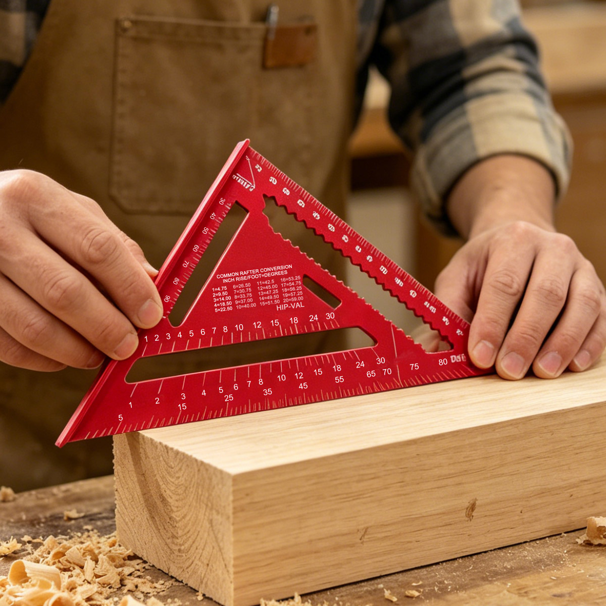 アルミ合金スピードスクエア高精度メートル三角定規木工角度測定 - Woodworking Company のレビューと価格