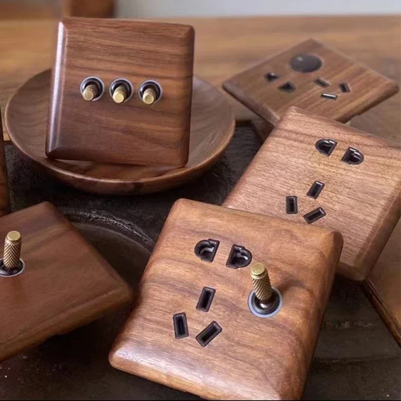 T & i-ウッドプラグ付き埋め込み電源コンセント,86x8 - Woodworking Zone のレビューと価格
