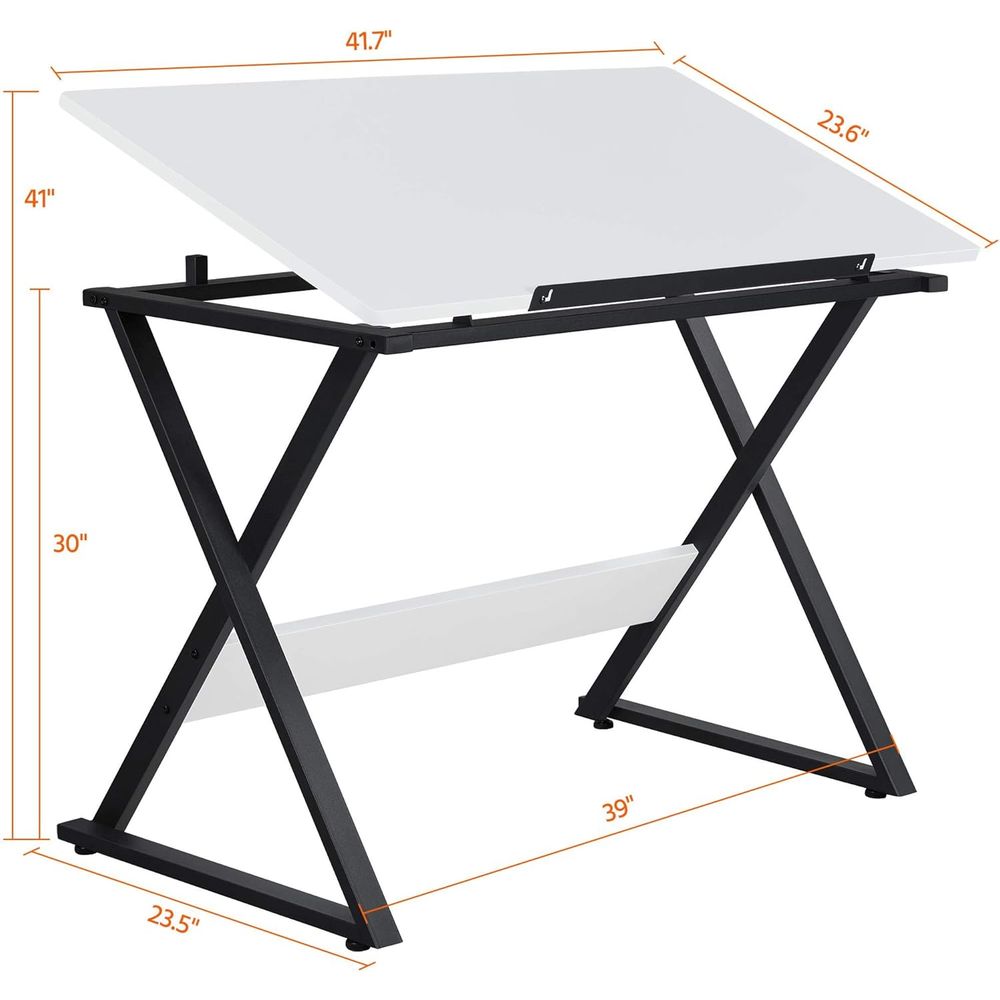 ドレーティングテーブルまたはアーティスト用アートデスク、絵画 - Woodworking Work Table のレビューと価格