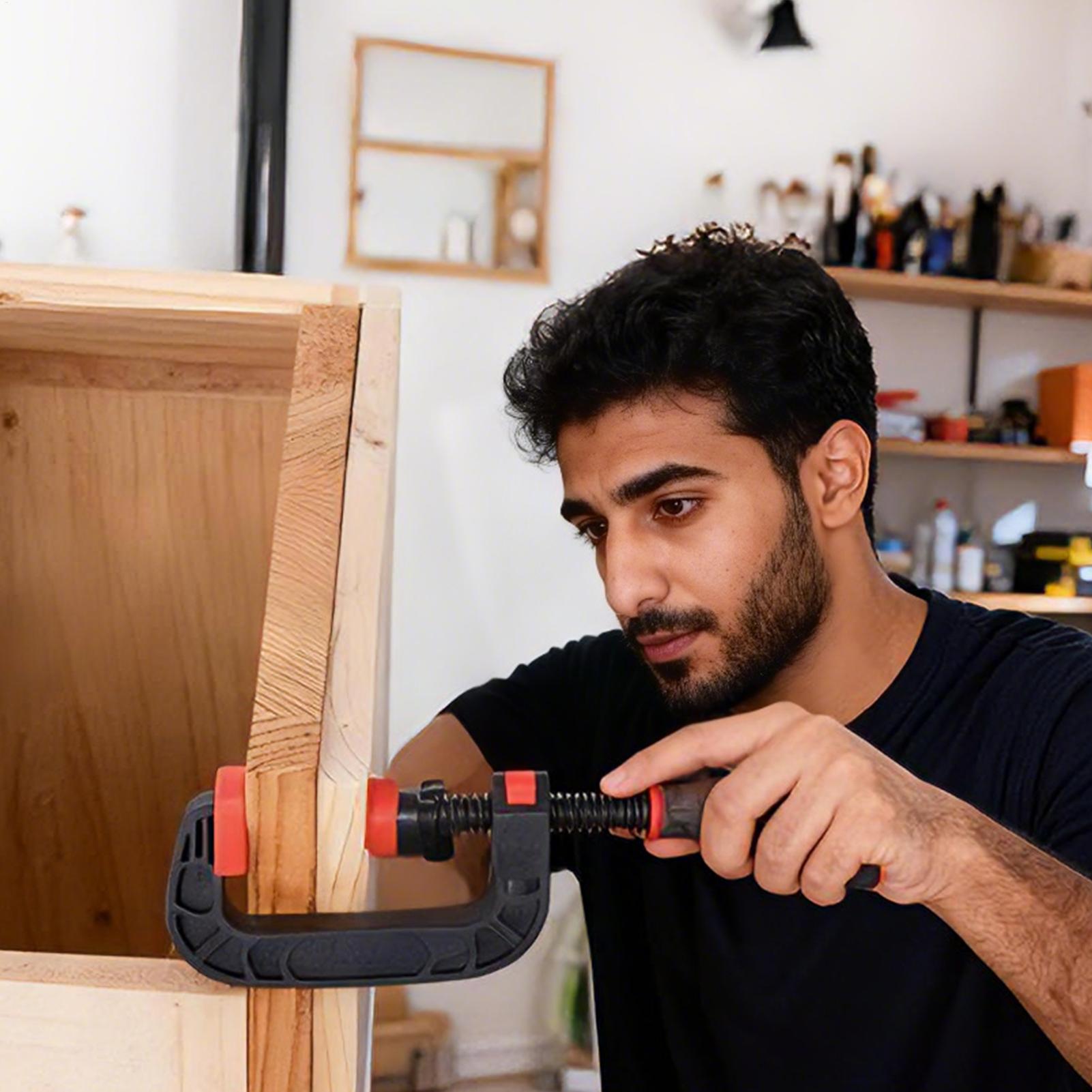 木工用クランプ 調整可能な G/C スプリングクランプ クイ - Woodworking Workshop のレビューと価格