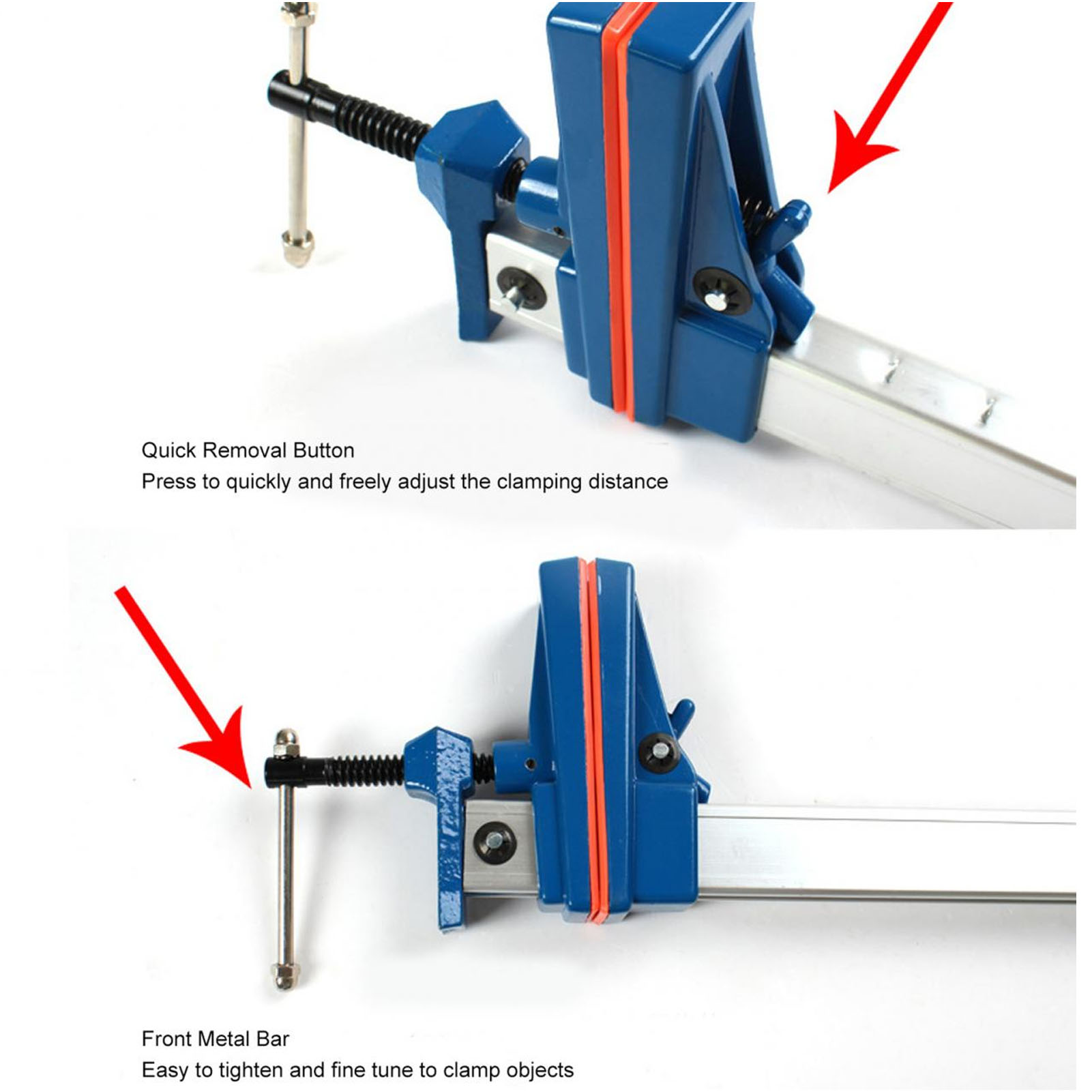 1PC 188 センチメートル木工ツール F クランプヘビー - Furniture And Woodworking のレビューと価格