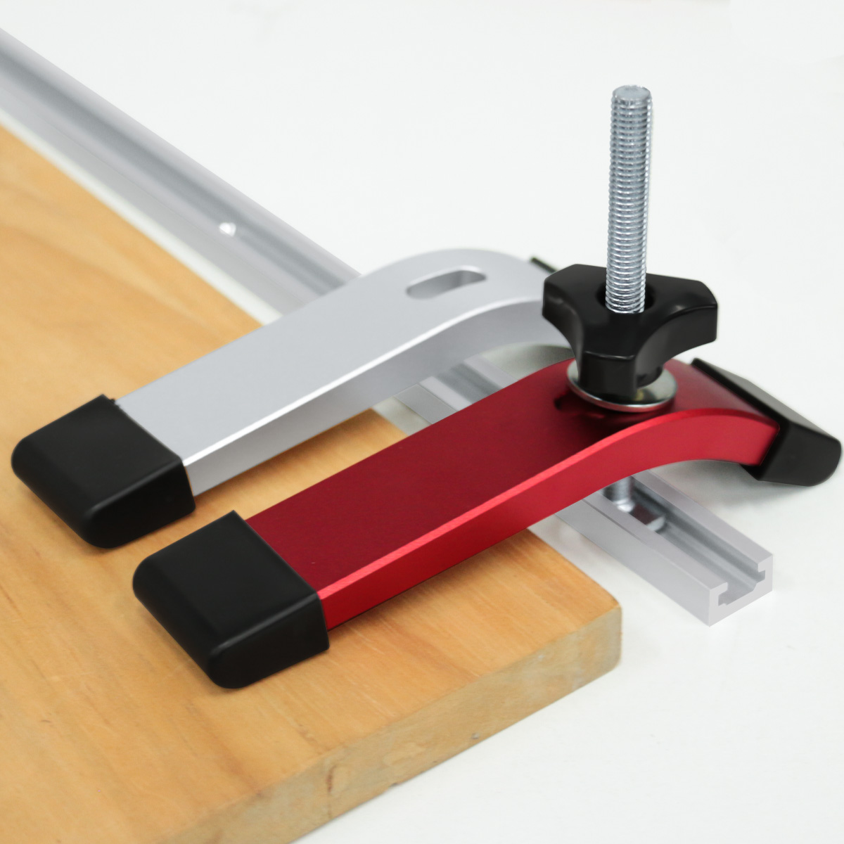 1PC Tトラックホールドダウンクランプマルチツールポケット - Woodworking Work Table のレビューと価格