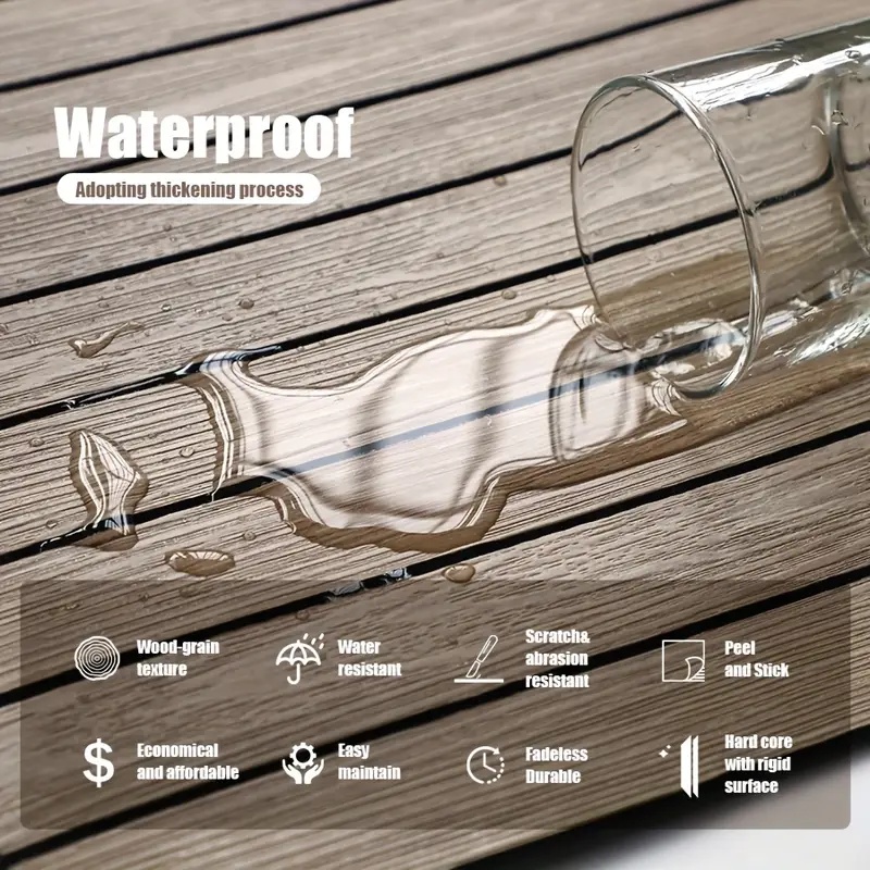 自己粘着防水 3D ウォールパネル木目調ウォールステッカー背 - Woodworking Zone のレビューと価格