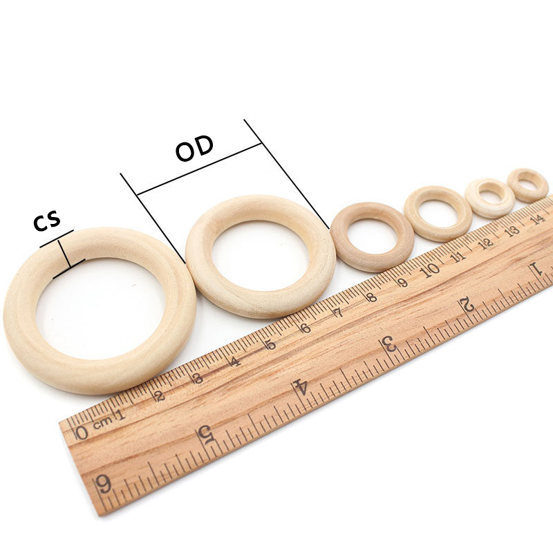 無地の木製フープ、丸い木製リング、マクラメアクセサリー、DI - Woodworking Xmas Decorations のレビューと価格