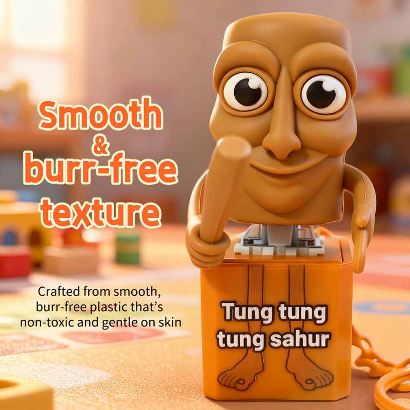 タンタンタン サフールキーホルダー 木製スティックマンボタン - Woodworking Kids Toys のレビューと価格