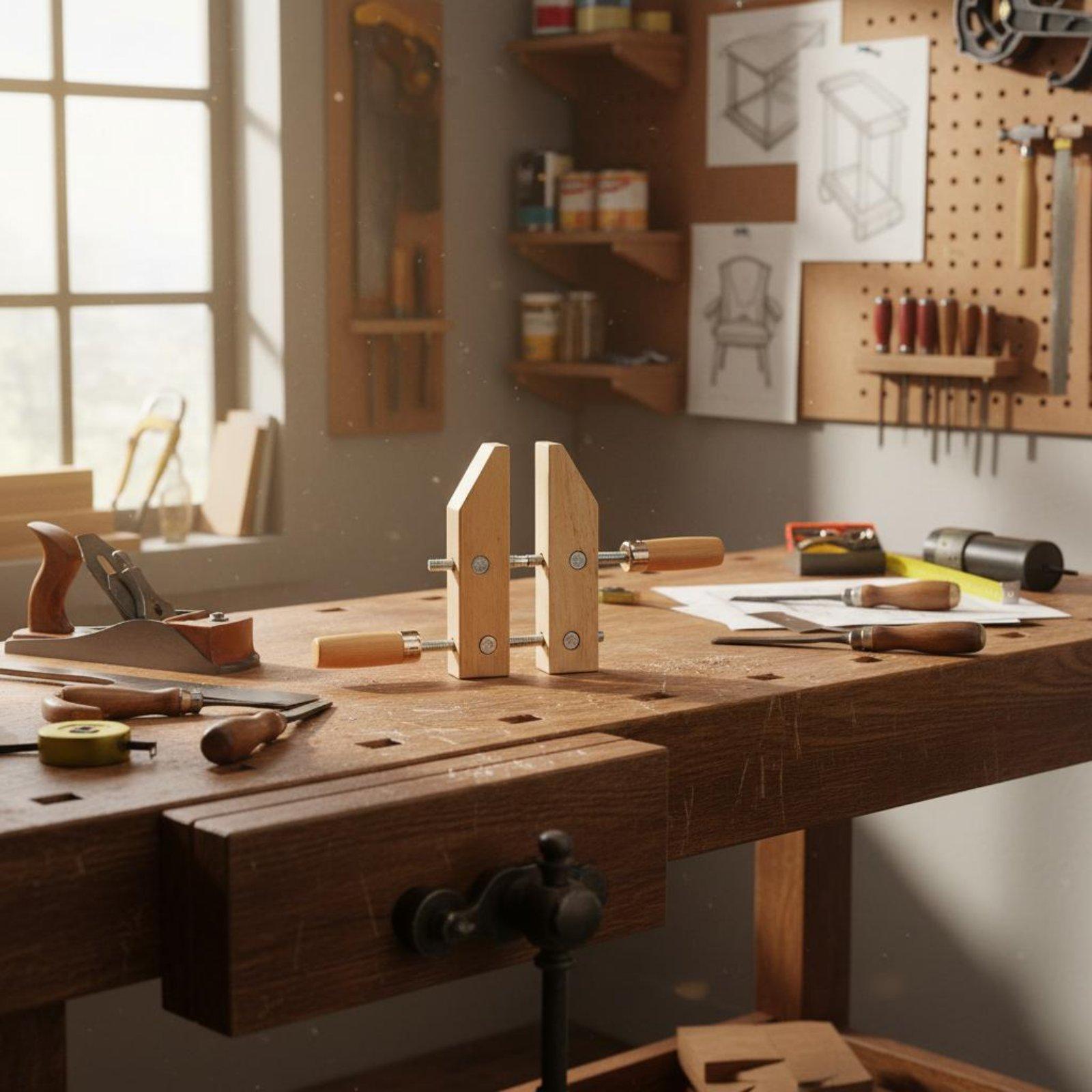 多用途調整可能なクランプ、スチールネジ付き、木工工具、大工の - Woodworking Workshop のレビューと価格