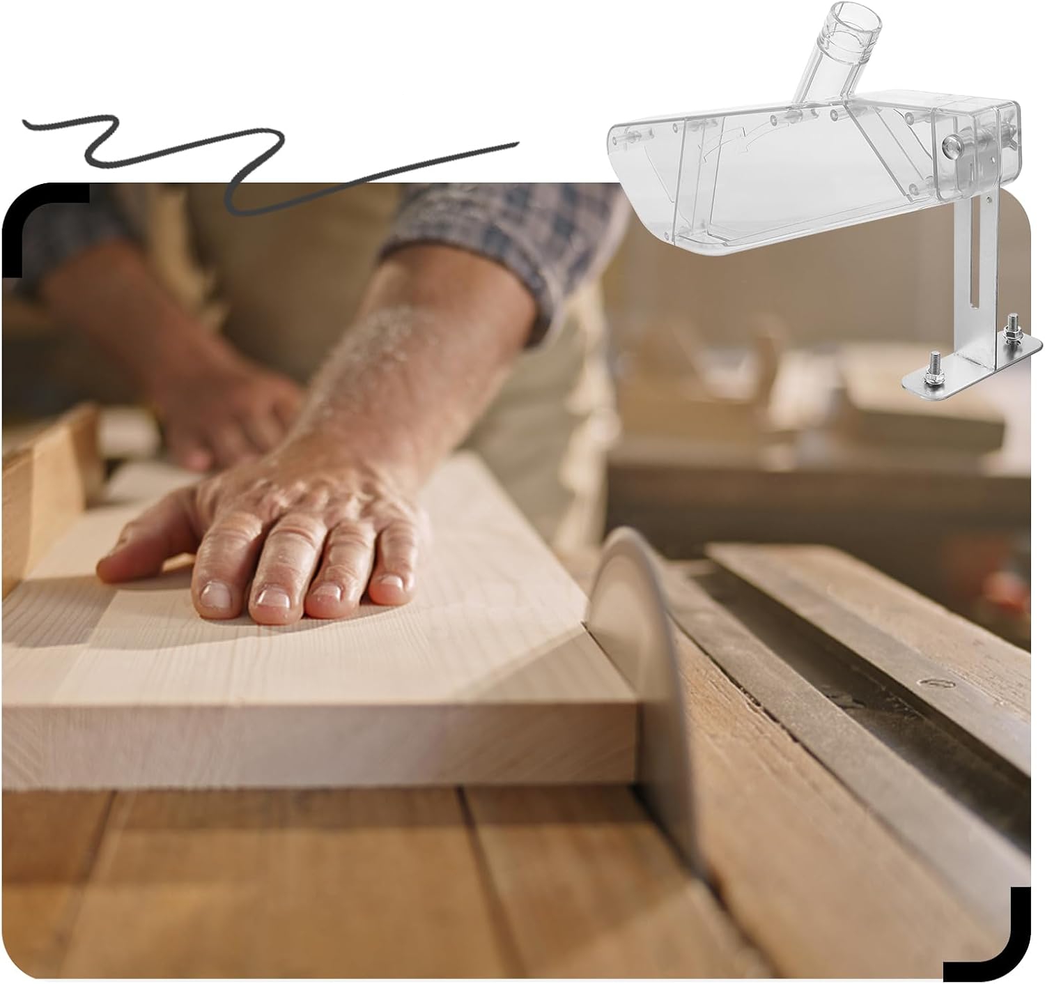 木工テーブルソー保護カバー透明集塵ガード電動丸鋸用防塵透明プ - Woodworking Company のレビューと価格